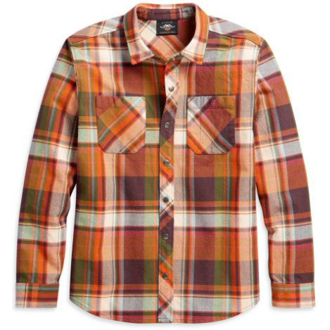 Harley-Davidson® Men's Vintage Plaid Shirt - Slim Fit