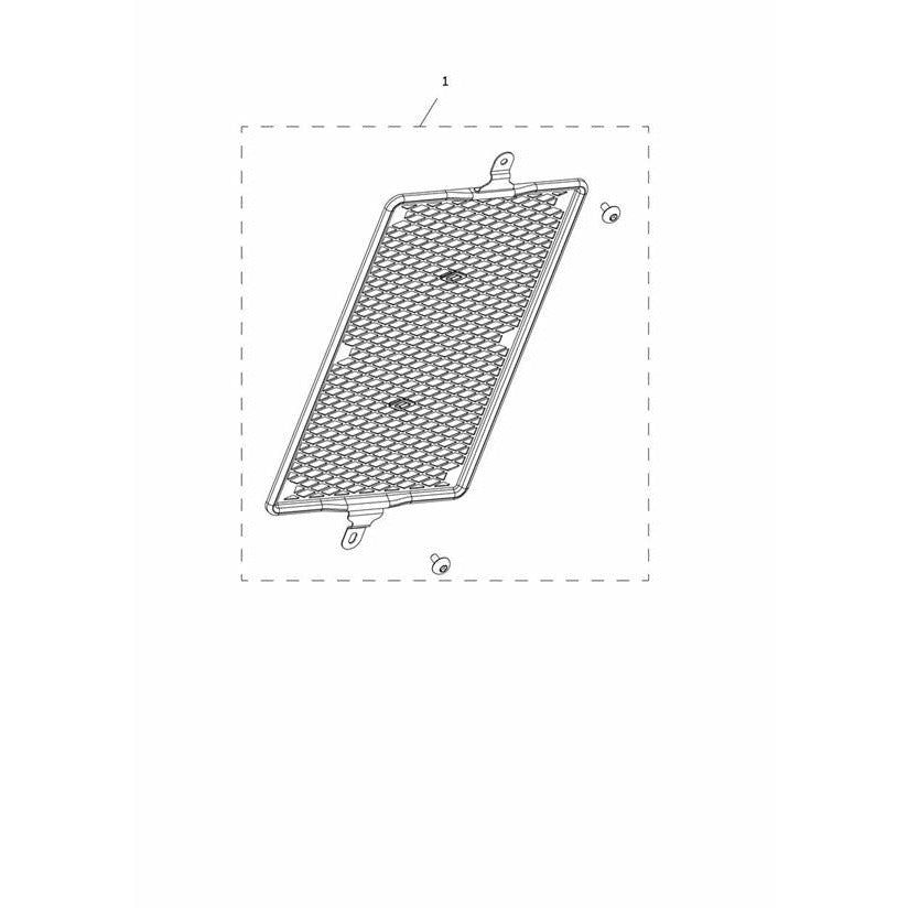 Triumph Aluminium Radiator Guard