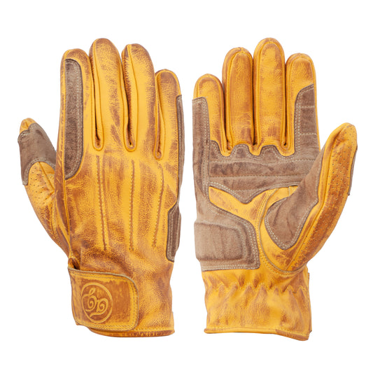 Age of Glory- Rover Leather CE Gloves Waxed Yellow