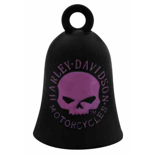 Harley-Davidson® Willie G Skull Ride Bell, Black & Pink