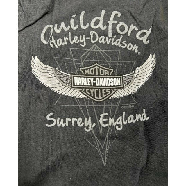 Harley-Davidson® Woman’s "Chalk Helmet" Guildford H-D Dealer t-Shirt