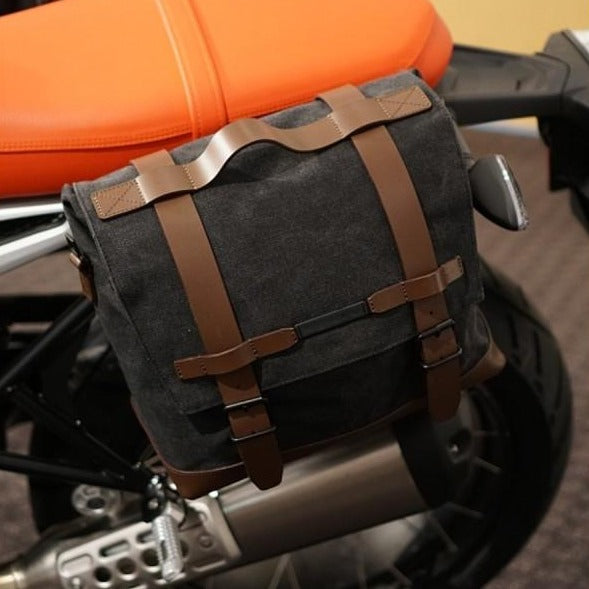 BMW Motorrad Side Bag Left - Leather Edition