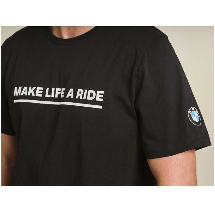 BMW Motorrad Make Life A Ride T-Shirt - Black