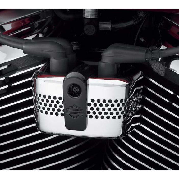 Batterie Cover Chrom Louver Für Harley Davidson