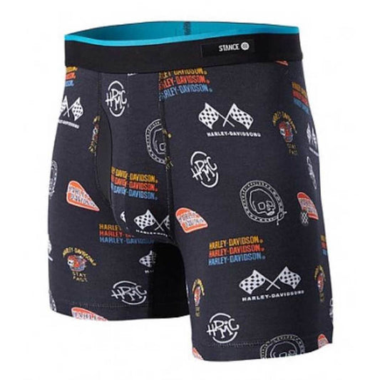 Harley-Davidson Accessories Harley-Davidson® Stance Men's Flash Racer Silky Boxer Brief