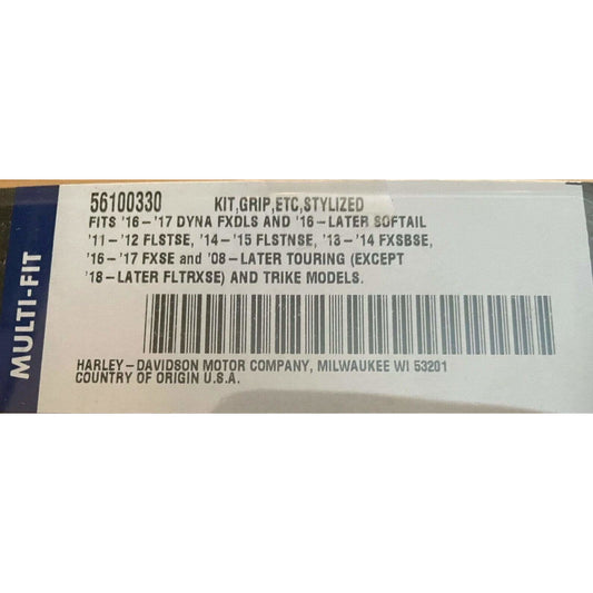 Harley-Davidson Accessories Harley Davidson Stylized Hand Grip Kit