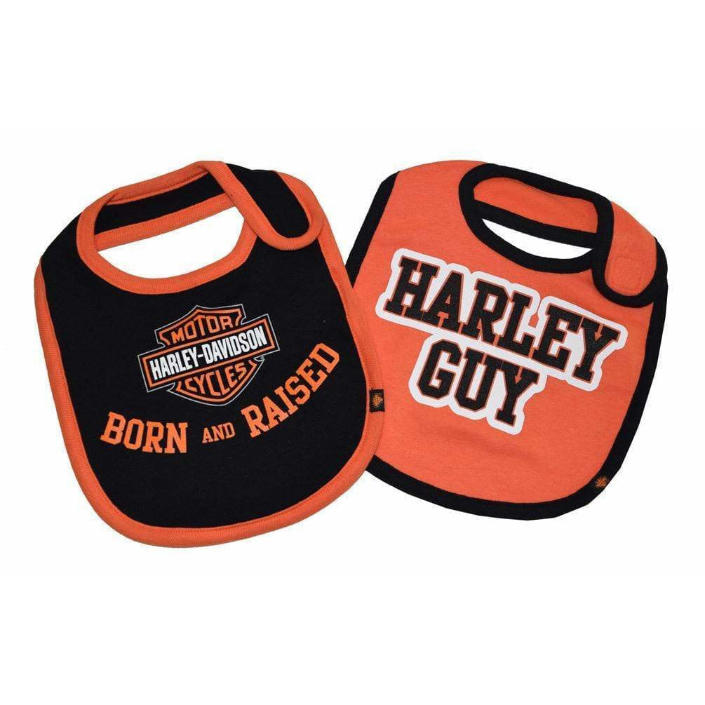 Harley-Davidson Kids Harley-Davidson® Baby Boy's Bar & Shield 2 pack bibs set