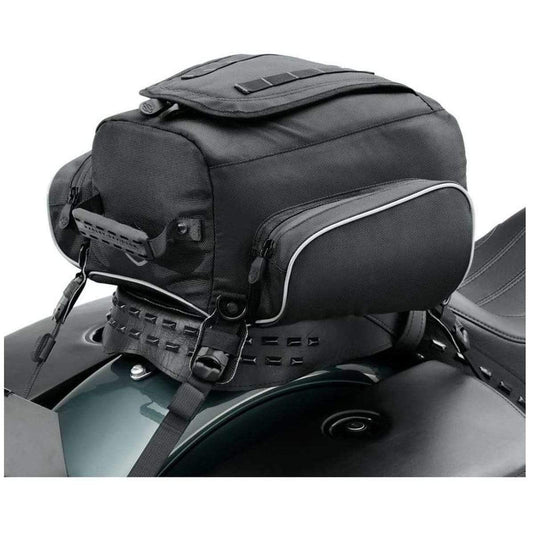Harley-Davidson® Onyx Premium Luggage Tail Bag, Fits Passenger Pillions