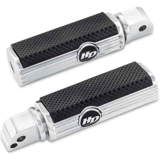 LIND Harley-Davidson® Defiance Passenger Footpegs - Chrome, Softail Models 50500831