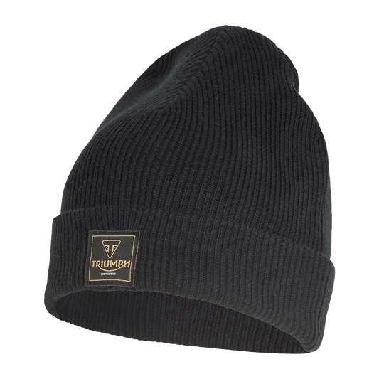 Triumph Polar Knitted Beanie in Black