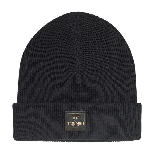 Triumph Polar Knitted Beanie in Black