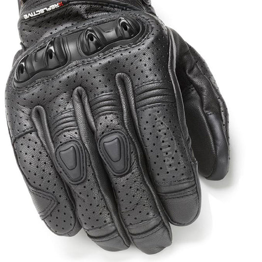 Triumph Jansson Perforated Leather Gloves - Black