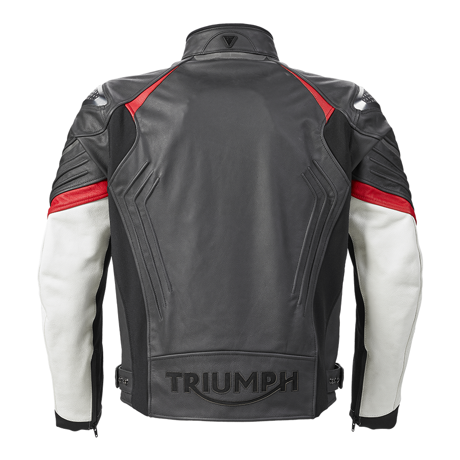 Triumph Triple Sport Jacket in Black, White & Red