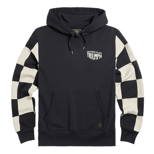 Triumph Haytham Checkerboard Hoodie - Black & White
