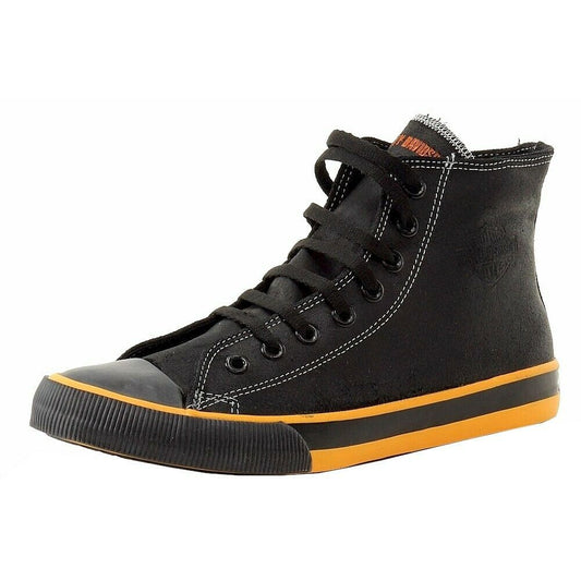 Harley Davidson® Men's Nathan Fashion Leather High-Top Sneakers Shoes