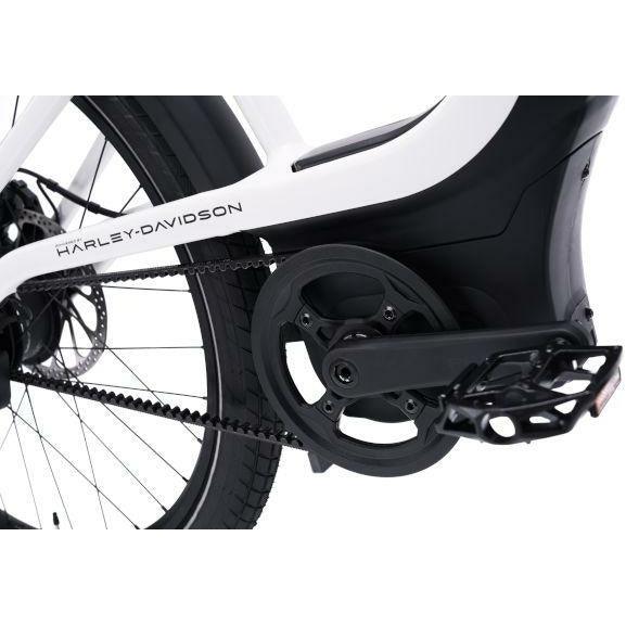 Serial 1 E-Bike Powered by Harley-Davidson® - RUSH/CTY STEP THRU - White/Black - LIND