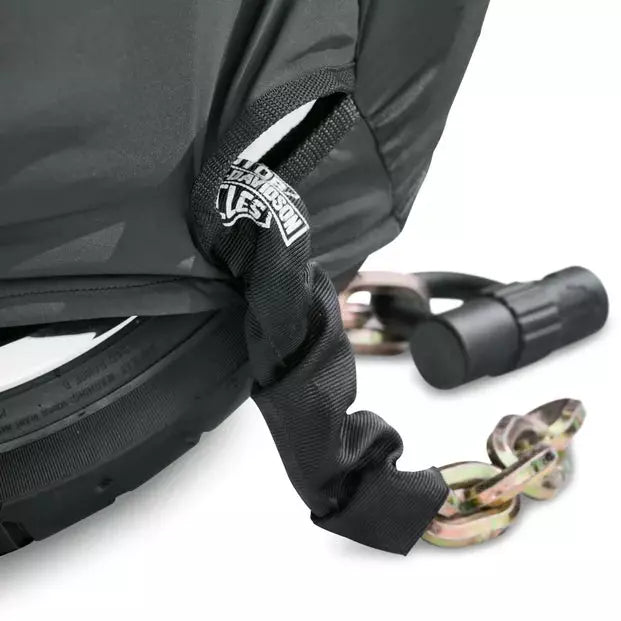 locking motorcycle cover