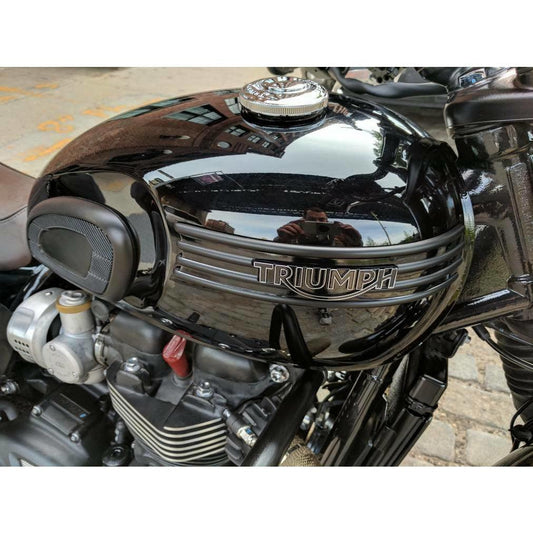 Triumph Accessories Triumph 4 Bar Badge - Black