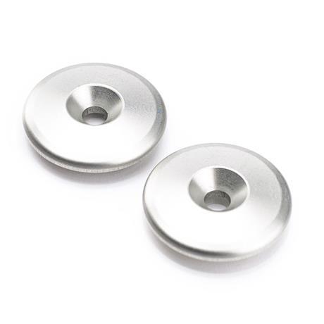 Triumph Accessories Triumph Bar End Finishers - Clear Anodised - Street Triple