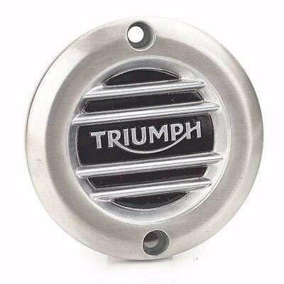 Triumph Accessories Triumph Brushed Clutch Badge - Ribbed
