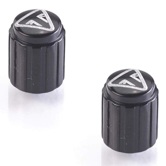 Triumph Accessories Triumph Valve Caps - Laser Etched Black