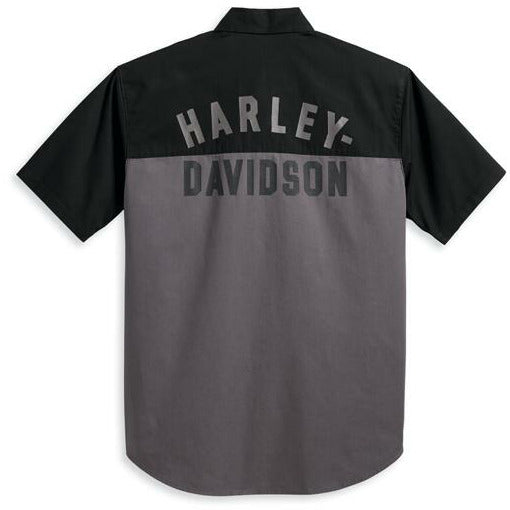 Harley Davidson® Men's Colourblock Grey Shirt