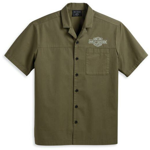 Harley Davidson® Men's Green Workshop Shirt
