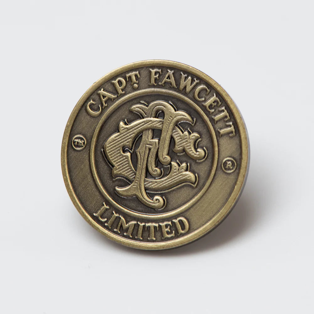 Captain Fawcett's Antique Brass Badge